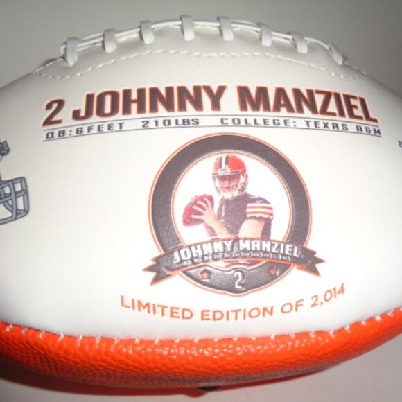 Cleveland Browns Johnny Manziel #2 Rookie Football 2014 New - Picture 2 of 5